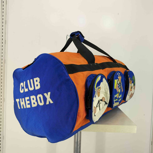 CLUB THE BOX クマ アニマル刺繍 ボストンバッグ メンズ